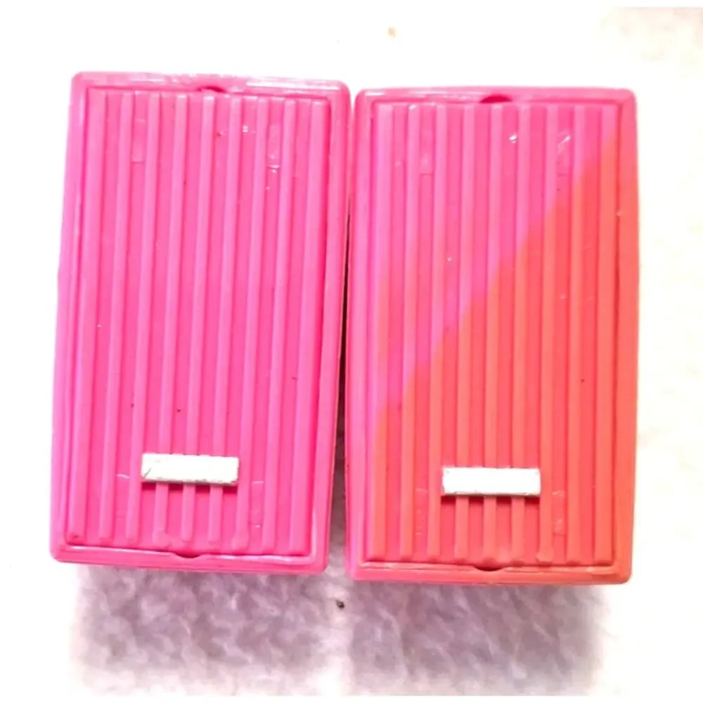 Vtg 80s Mattel Barbie Action Accents Wind Up Miniature Record Player Speaker Toy